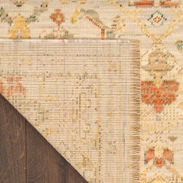 Antique Bloom Taupe Multicolor Wool Blend 