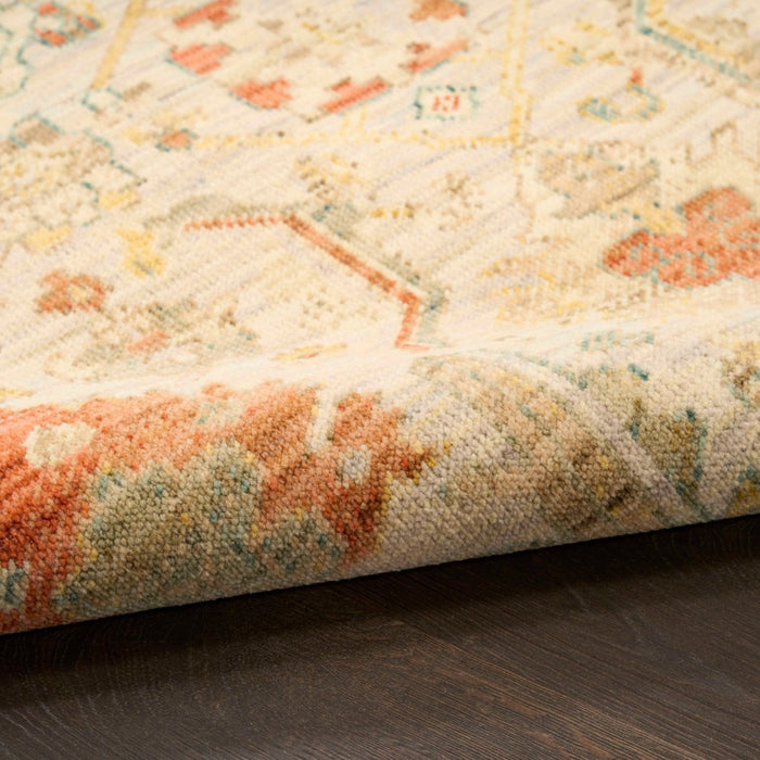 Antique Bloom Wool Blend  Taupe Multicolor