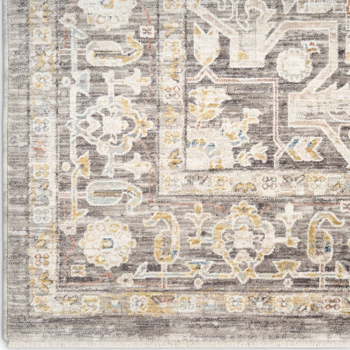 Antique Fusion Polyester Ivory Charcoal IVCHA