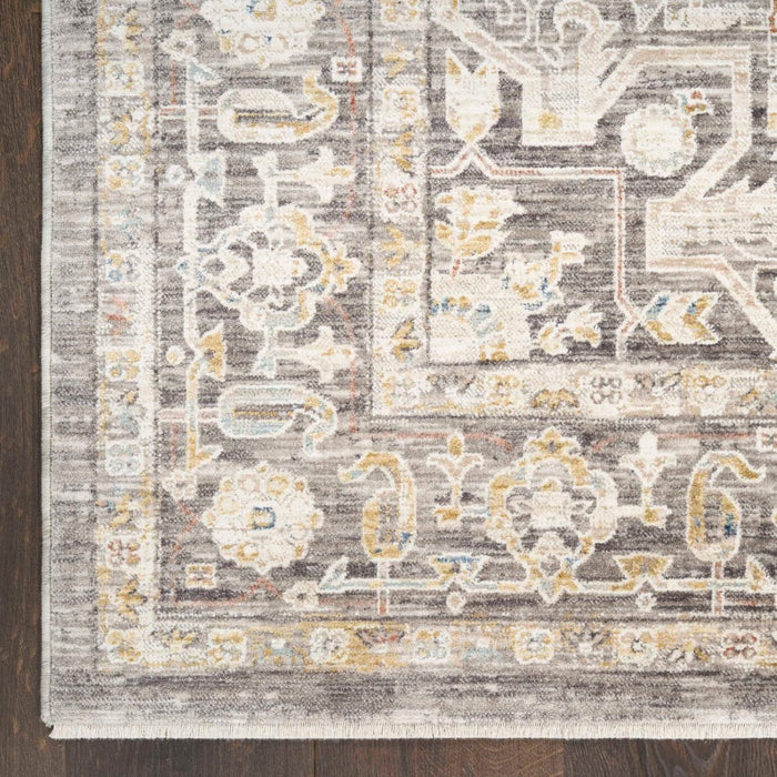 Antique Fusion Polyester IVCHA Ivory Charcoal
