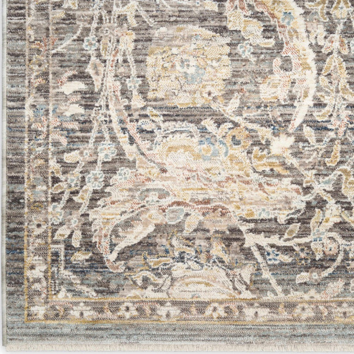 Antique Fusion Polyester Charcoal Multicolor 