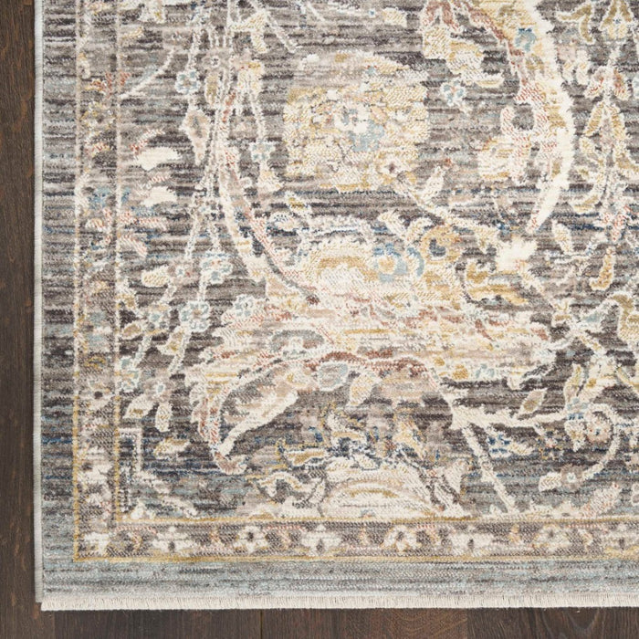 Antique Fusion Polyester  Charcoal Multicolor