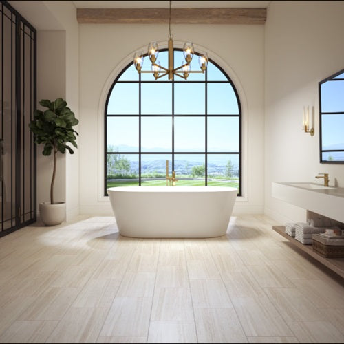 Avenel Porcelain Ivory AV25 Tile Matte 3