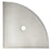 Bathroom Accessories Resin & Ceramic Gray CN13 Corner Shelf Flat Back Matte 1