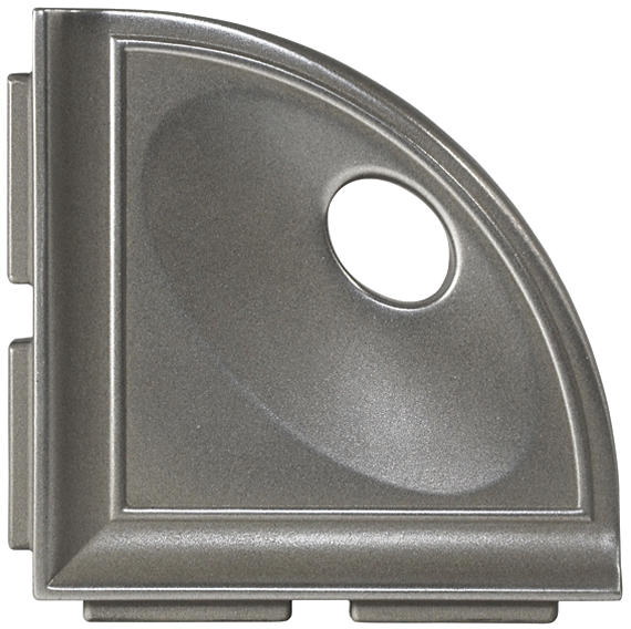 Bathroom Accessories Metal Stainless CN14 Corner Shelf Satin 1