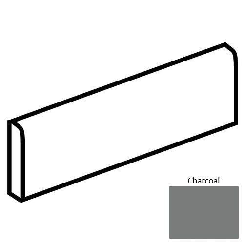 Minimum Porcelain Charcoal MN45 Bullnose Matte 1