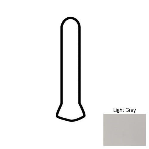 Minimum Porcelain Light Gray MN43 Cove Base Corner Matte 1
