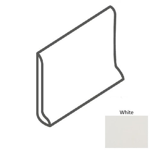 Minimum Porcelain White MN40 Cove Base Matte 1