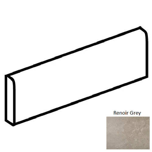Artiquity Ceramic Renoir Grey AQ03 Bullnose Matte 1