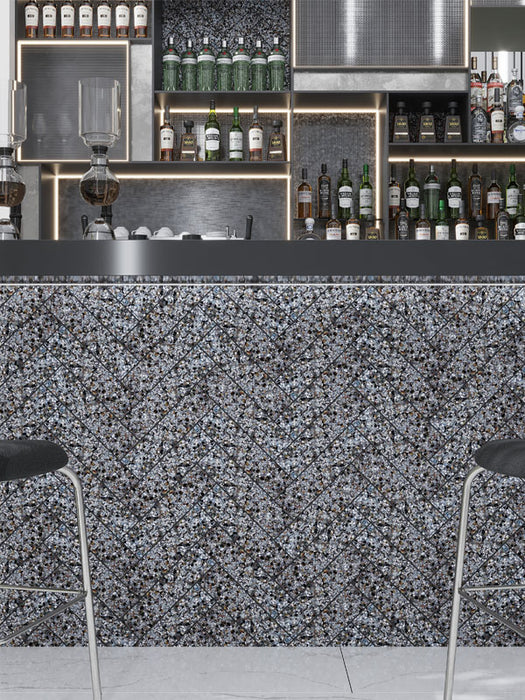 Aquaterra Black Shell Mosaic - Brick