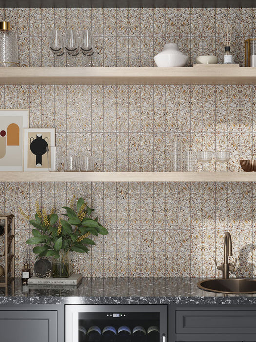 Aquaterra White Shell Mosaic - Brick