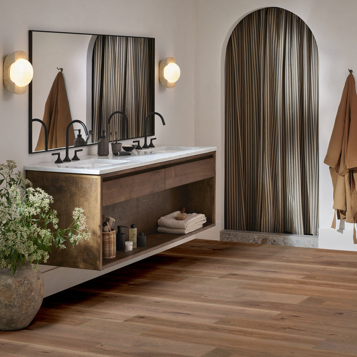 Imperial Pecan Wood Mushroom 17059 Engineered Hardwood UV Aluminum Oxide 5