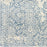Azalea Ivory Blue AZA01 Wool Blend Farmhouse Area Rug - 10 Ft x 14 Ft
