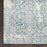 Azalea Ivory Blue AZA01 Wool Blend Farmhouse Area Rug - 8 Ft x 12 Ft