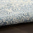 Azalea Ivory Blue AZA01 Wool Blend Farmhouse Area Rug - 5 Ft x 7 Ft