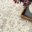 Azalea Ivory Grey AZA01 Wool Blend Farmhouse Area Rug - 10 Ft x 14 Ft