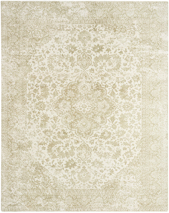 Azalea Ivory Sage AZA01 Wool Blend Farmhouse Area Rug - 10 Ft x 14 Ft