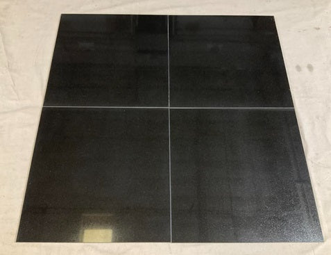 Absolute Black Granite Tile - 18" x 18" x 1/2" Polished
