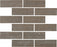 Full Sheet Sample - Adrock Espresso Random Linear Porcelain Mosaic - 12" x 14" x 8 MM Matte