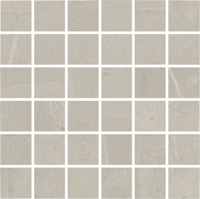 Full Sheet Sample - Adrock Latte Porcelain Mosaic - 12" x 12" x 8 MM Matte