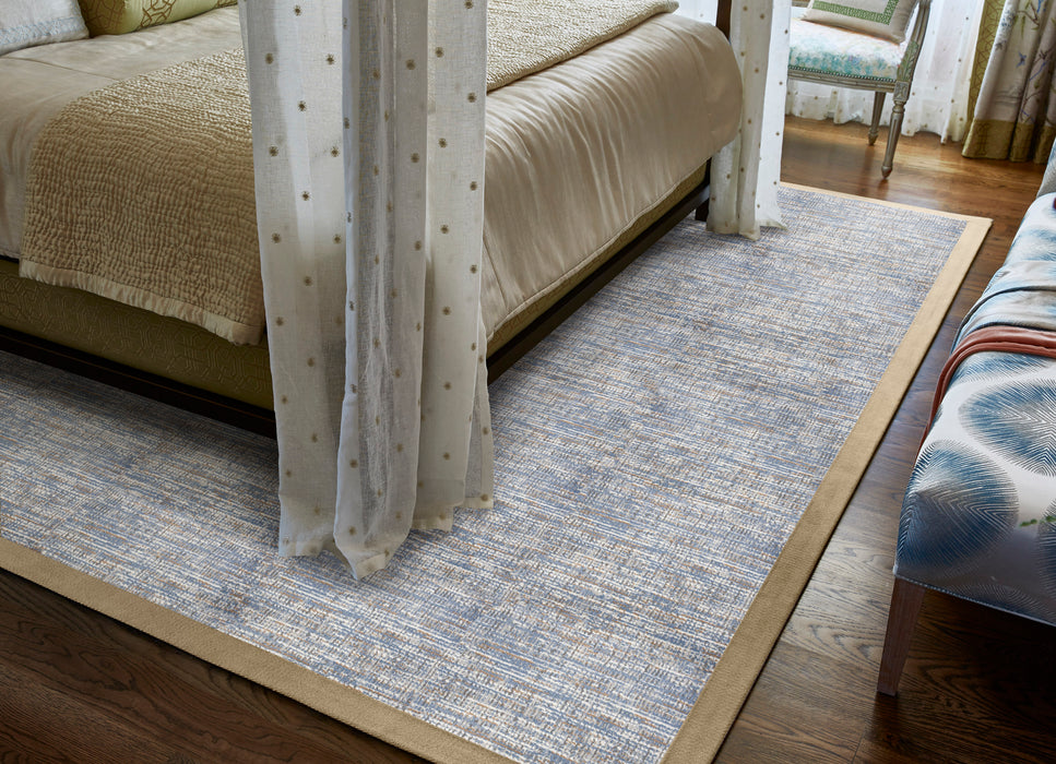 Aerial Polypropylene & Polysilk Steel Blue 99821 Carpet Textured 2