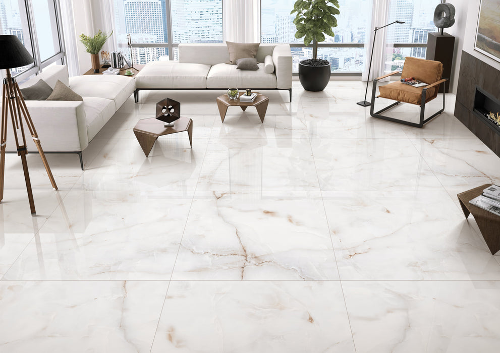 Aernato Onyx Porcelain White Tile Polish 2