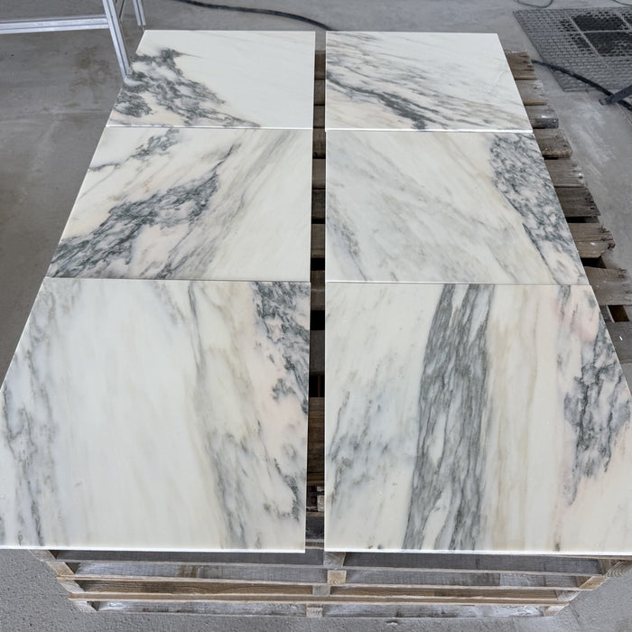 Alabama Rose Cross Cut Marble Tile - Honed