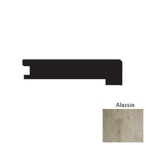 Mediterranean Wood Alassio Square Flush Stair Nose Wire Brushed 1