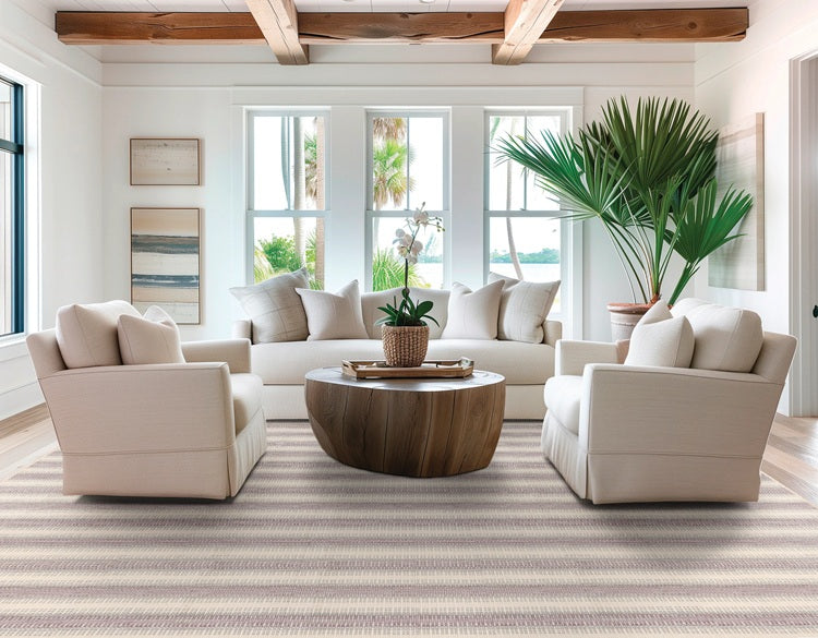 Alessio Stripe Wool Blend Lilac 48291 Carpet ALSTR Pattern 2