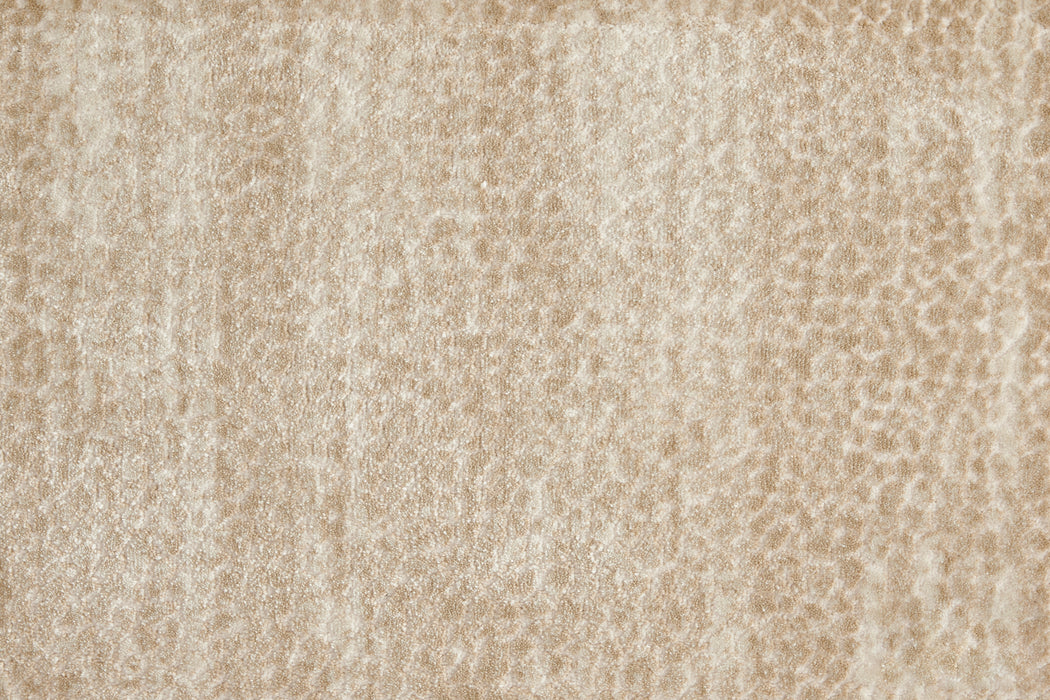 Allegory Polypropylene & Polysilk Cream 98705 Carpet Textured 1
