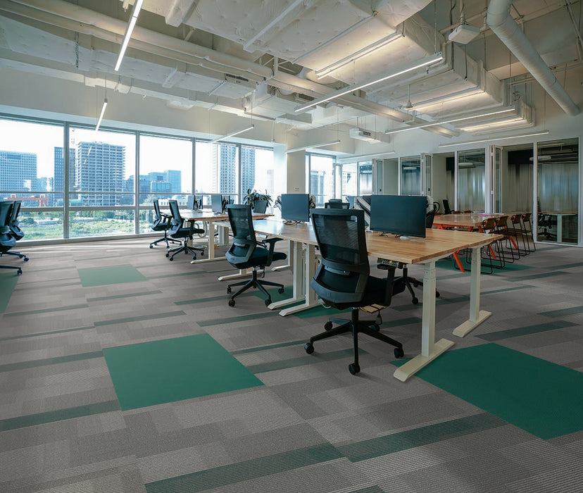 Amplify Polyester Ocean Tropic 3145 Carpet Tile Pattern 2