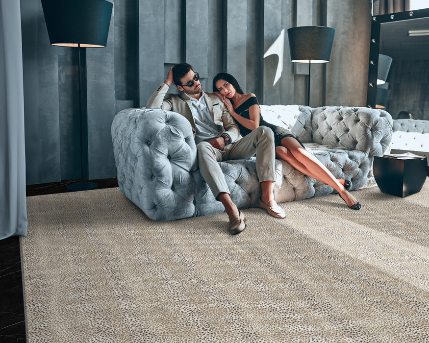 Amur Polyester Champagne 13911 Carpet Textured 2