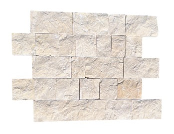 Antalya Cream Split Face Marble Ledgestone - 4" x 12" x 2 CM to 3 CM