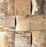 Antico Onyx Tumbled Travertine Mosaic - 4" x 4" Wavy