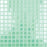 Full Sheet Sample - Aquatica Glow Aqua / Green Glow Mosaic - 1" x 1" Glossy