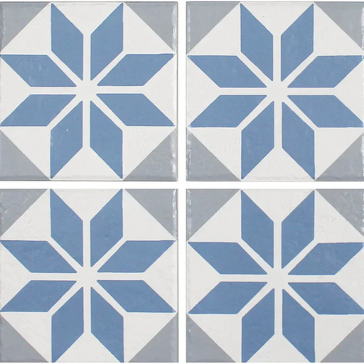 Aquatica Ancient Floridita Aqua Porcelain Tile - Semi Gloss