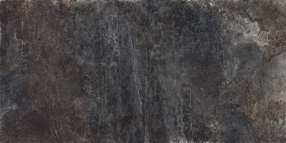 Full Tile Sample - Ardesie Dark Porcelain Tile - 24" x 48" x 3/8" Honed