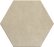 Full Tile Sample - Terracreta Argilla Hexagon Porcelain Tile - 8.5" x 10" x 9 MM Honed