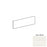 Bestow Arku White Porcelain Floor & Wall Trim - 3" x 12" Bullnose