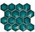 Artefino Jewel Porcelain Aquamarine AR25 Mosaic Glossy 1