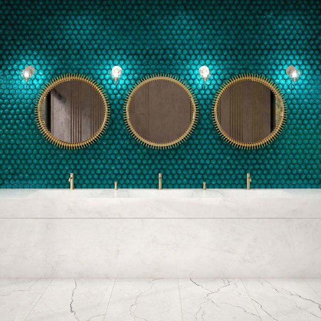 Artefino Jewel Porcelain Aquamarine AR25 Mosaic Glossy 4