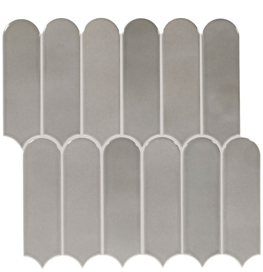 Artefino Vintage Porcelain Smoke Gray AR12 Mosaic Glossy 1