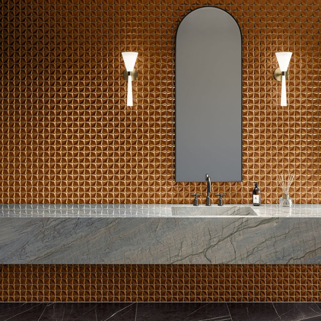 Artefino Vintage Porcelain Amber AR45 Mosaic Glossy 4