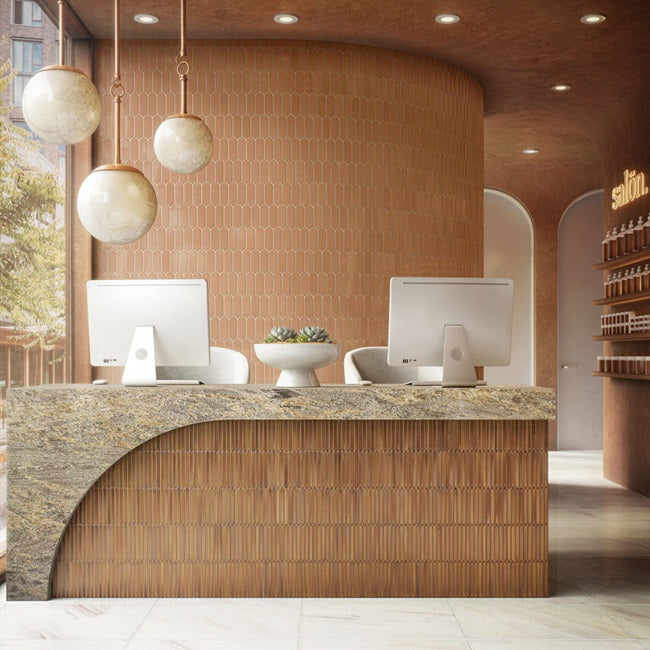 Artefino Vintage Porcelain Morganite AR15 Mosaic Glossy 4