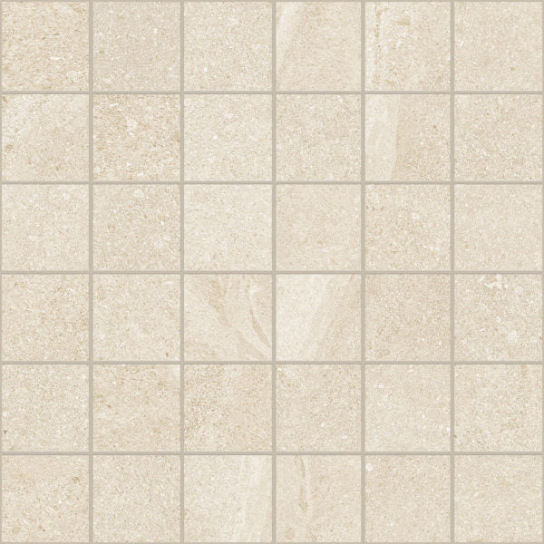 Happy Floors Austral Ivory Natural Porcelain Mosaic | Lowest Price