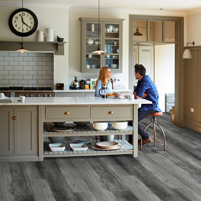 Authentic Plank Vinyl 3008 Highland Gray Vinyl Plank Embossed 2