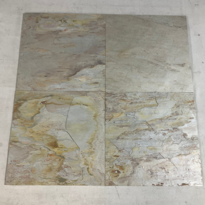 Autumn Slate Tile  Natural Cleft Face, Gauged Back 1