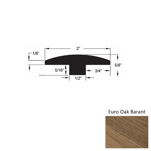 Avalon Wood Euro Oak Barant T Molding Urethane 1