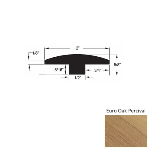 Avalon Wood Euro Oak Percival T Molding Urethane 1