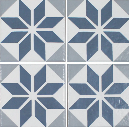 Aquatica Ancient Floridita Azul Porcelain Tile - Semi Gloss